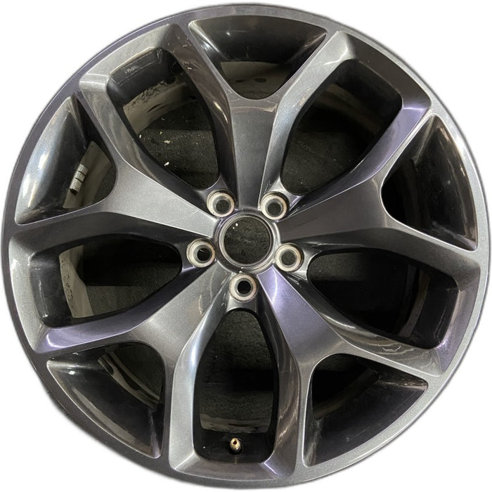 20" CHALLENGER 18 20x8 aluminum 5 spoke Y spoke granite crystal Original OEM - Front View