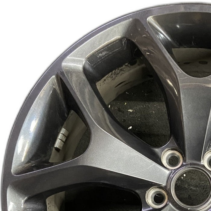 20" CHALLENGER 18 20x8 aluminum 5 spoke Y spoke granite crystal Original OEM - Angle View