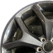 20" CHALLENGER 18 20x8 aluminum 5 spoke Y spoke granite crystal Original OEM - Angle View