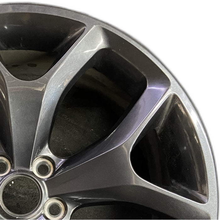 20" CHALLENGER 18 20x8 aluminum 5 spoke Y spoke granite crystal Original OEM - Side Profile