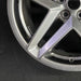 19" MUSTANG 24 19x8.5 5 spoke split spoke silver Original OEM Wheel Rim - Additional View