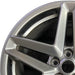 19" MUSTANG 24 19x8.5 5 spoke split spoke silver Original OEM Wheel Rim - Angle View