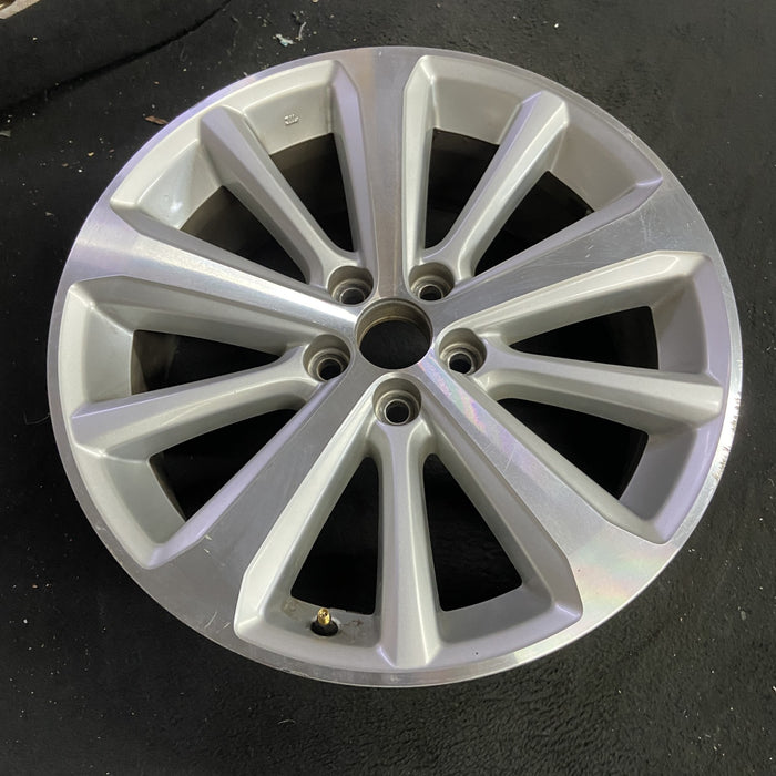 19" HIGHLANDER 08-13 19x7.5 , 10 spoke Original OEM Wheel Rim - Side Profile
