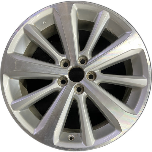 19" HIGHLANDER 08-13 19x7.5 , 10 spoke Original OEM Wheel Rim - Front View
