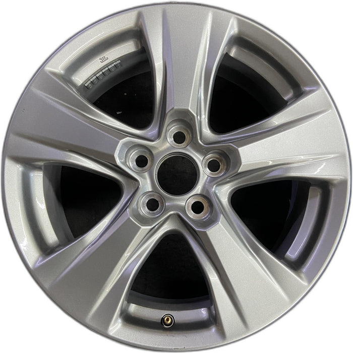 17" RAV4 19-25 17x7, alloy , silver Original OEM Wheel Rim - Front View