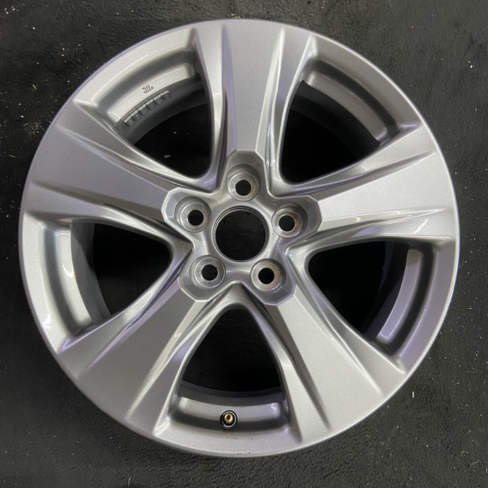 17" RAV4 19-25 17x7, alloy , silver Original OEM Wheel Rim - Angle View