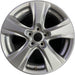 17" RAV4 19-25 17x7 alloy 5 spoke silver Original OEM Wheel Rim - Front View