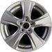 17" RAV4 19-25 17x7, alloy , silver Original OEM Wheel Rim - Front View