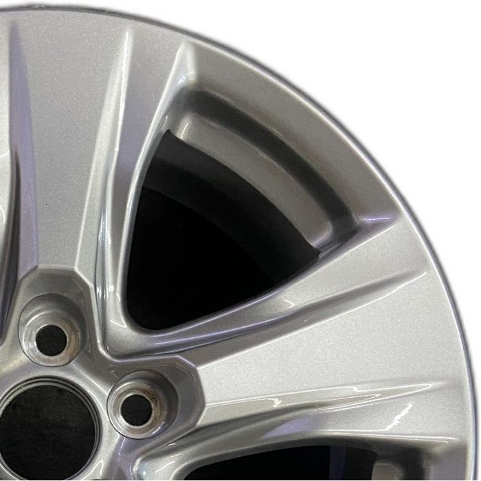 17" RAV4 19-25 17x7 alloy 5 spoke silver Original OEM Wheel Rim - Side Profile