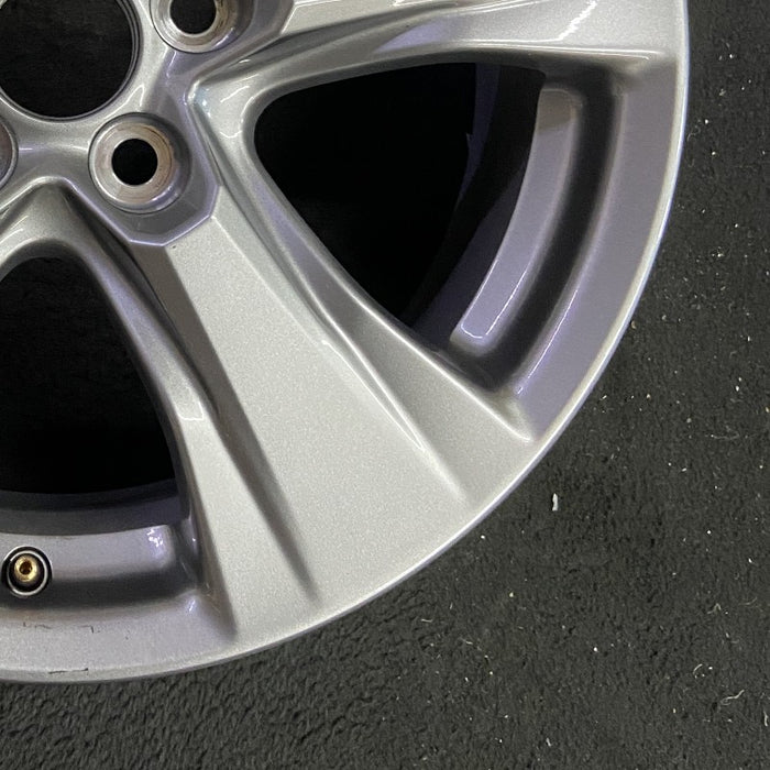 17" RAV4 19-25 17x7 alloy 5 spoke silver Original OEM Wheel Rim - Back View