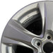 17" RAV4 19-25 17x7 alloy 5 spoke silver Original OEM Wheel Rim - Angle View