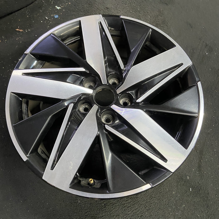 18" SORENTO 21-23 gasoline, 18x7.5 , 10 spoke Original OEM Wheel Rim - Side Profile