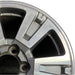 20" TUNDRA 18-21 20x8 alloy 6 spoke exposed lug nuts gray inlay Original OEM - Side Profile