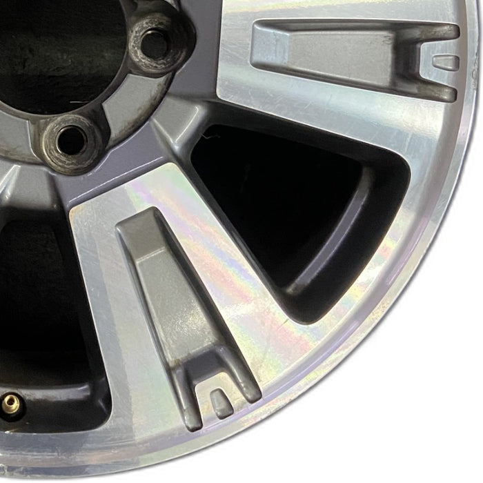 20" TUNDRA 18-21 20x8 alloy 6 spoke exposed lug nuts gray inlay Original OEM - Close-Up Detail
