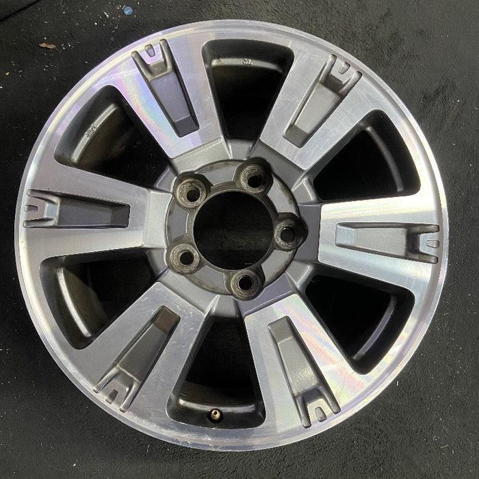 20" TUNDRA 18-21 20x8 alloy 6 spoke exposed lug nuts gray inlay Original OEM - Additional View