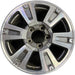 20" TUNDRA 18-21 20x8 alloy 6 spoke exposed lug nuts gray inlay Original OEM - Front View