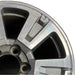20" TUNDRA 18-21 20x8 alloy 6 spoke exposed lug nuts gray inlay Original OEM - Side Profile