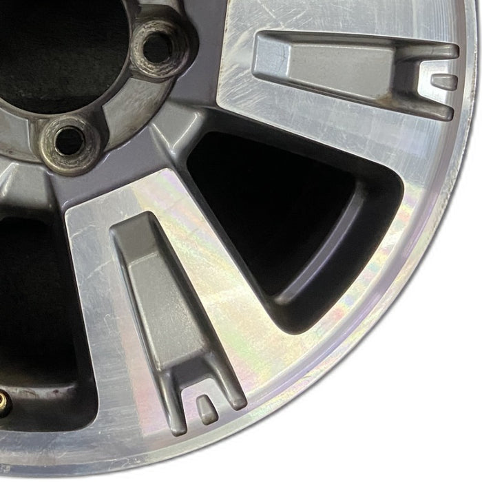 20" TUNDRA 18-21 20x8 alloy 6 spoke exposed lug nuts gray inlay Original OEM - Close-Up Detail