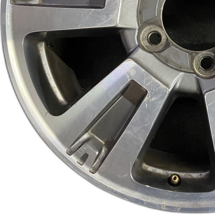 20" TUNDRA 18-21 20x8 alloy 6 spoke exposed lug nuts gray inlay Original OEM - Back View