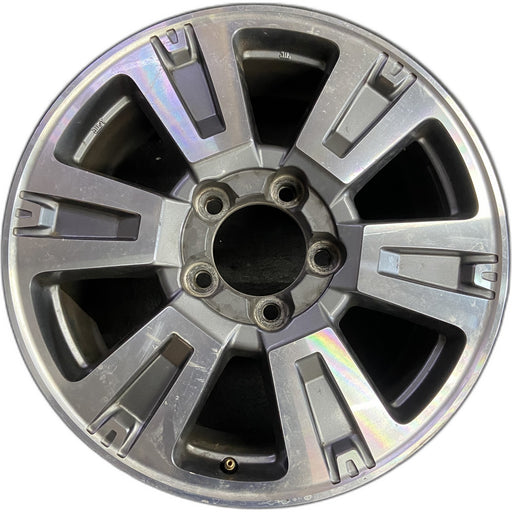 20" TUNDRA 18-21 20x8 , 6 spoke, exposed lug nuts, gray inlay Original OEM - Front View