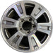 20" TUNDRA 18-21 20x8 , 6 spoke, exposed lug nuts, gray inlay Original OEM - Front View