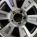 20" TUNDRA 18-21 20x8 alloy 6 spoke exposed lug nuts gray inlay Original OEM - Angle View