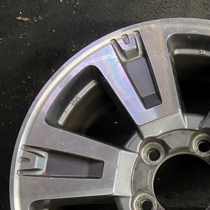 20" TUNDRA 18-21 20x8 alloy 6 spoke exposed lug nuts gray inlay Original OEM Wheel Rim