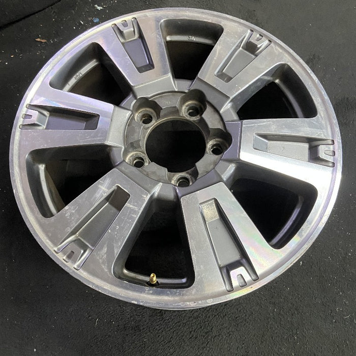 20" TUNDRA 18-21 20x8 alloy 6 spoke exposed lug nuts gray inlay Original OEM - View 7