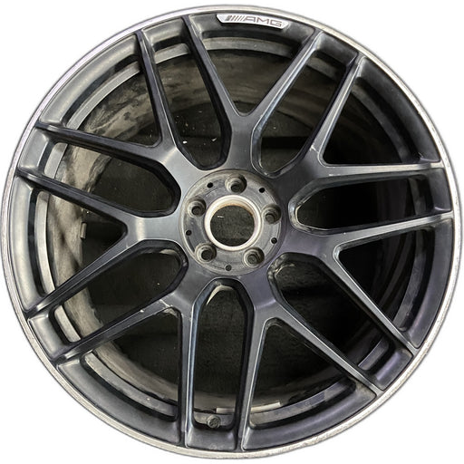 21" MERCEDES GT 19-21 290 Type , GT53, 21x10, black Original OEM Wheel Rim - Front View
