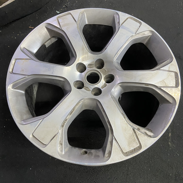 22" RANGE ROVER 15-17 , 22x9.5, 6 spoke Original OEM Wheel Rim - Side Profile