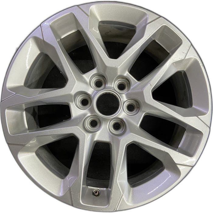 18" TRAVERSE 18-19 18x7.5, opt RT1 Original OEM Wheel Rim - Front View