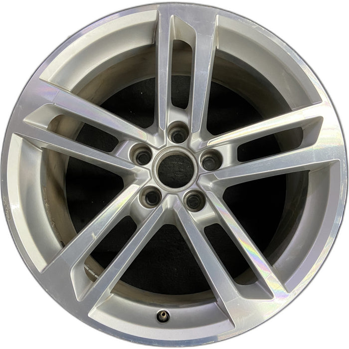 18" AUDI TT 16-17 Base, 18x8.5 , Original OEM Wheel Rim - Front View