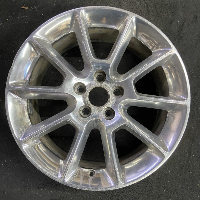 18" MUSTANG 10 18x8 aluminum TPMS 10 spoke polished Original OEM Wheel Rim