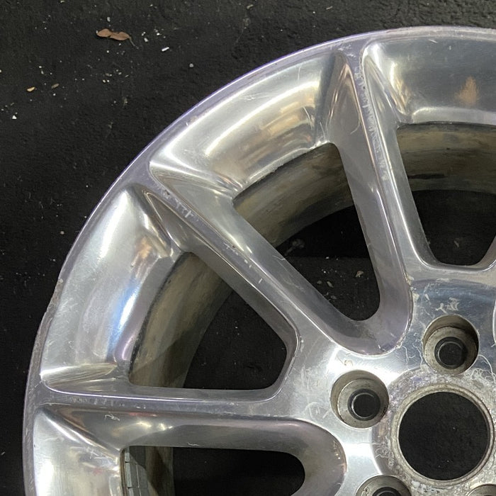 18" MUSTANG 10 18x8 aluminum TPMS 10 spoke polished Original OEM Wheel Rim