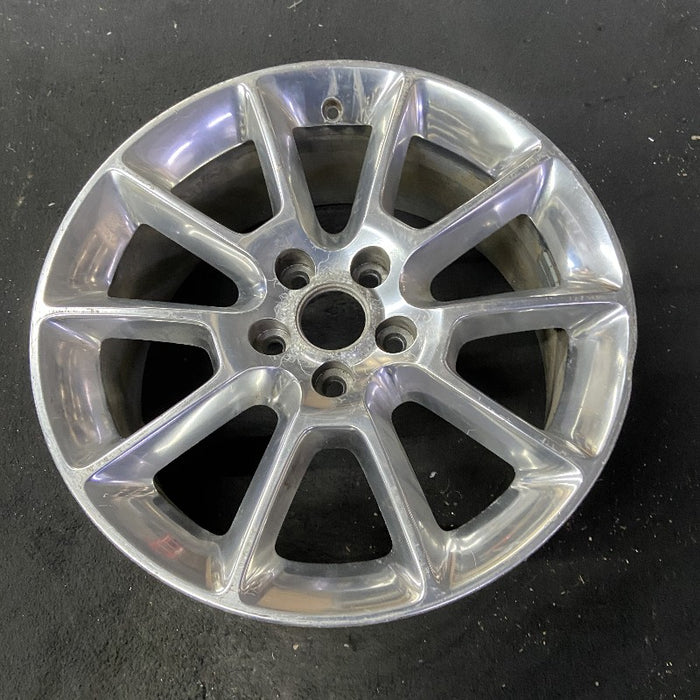 18" MUSTANG 10 18x8 aluminum TPMS 10 spoke polished Original OEM Wheel Rim