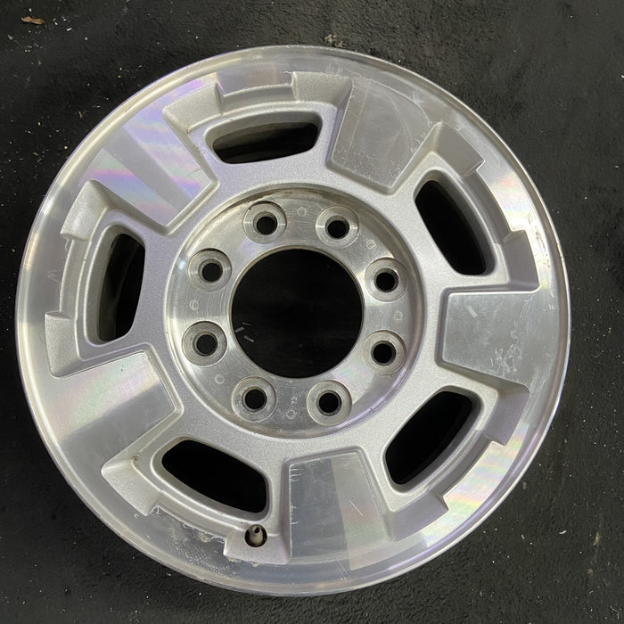 17" SIERRA 2500 PICKUP 11-13 17x7.5, aluminum Original OEM Wheel Rim - Angle View
