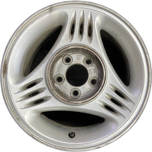 15" MUSTANG 94-95 15x7, w/o exposed lug nuts; w/center cap notch Original OEM - Front View