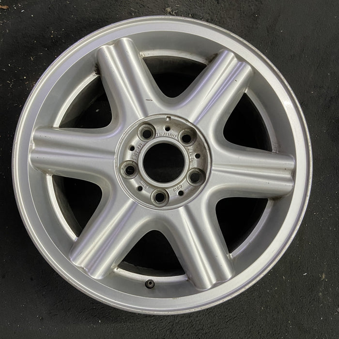 17" BMW 318i 97-99 17x7.5, 6 spoke Original OEM Wheel Rim - Angle View