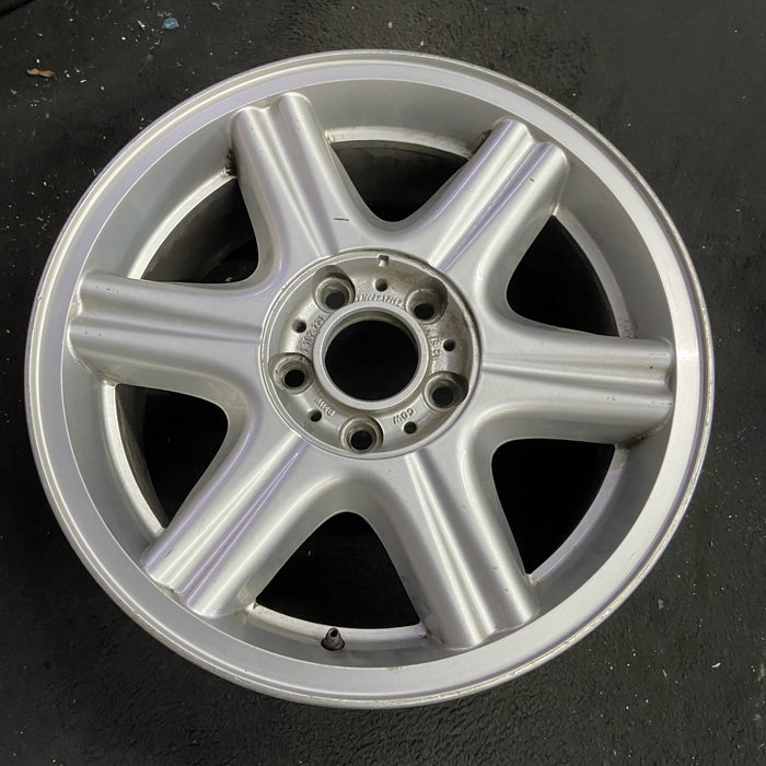 17" BMW 318i 97-99 17x7.5, 6 spoke Original OEM Wheel Rim - Side Profile