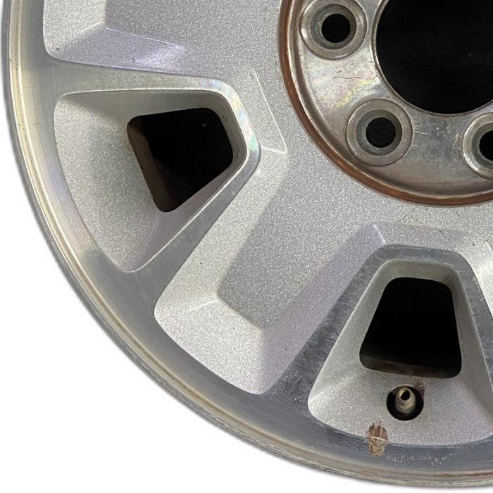 17" FORD F150 PICKUP 09-12 17x7.5 aluminum 6 spoke indented spokes silver spokes Original OEM Wheel Rim