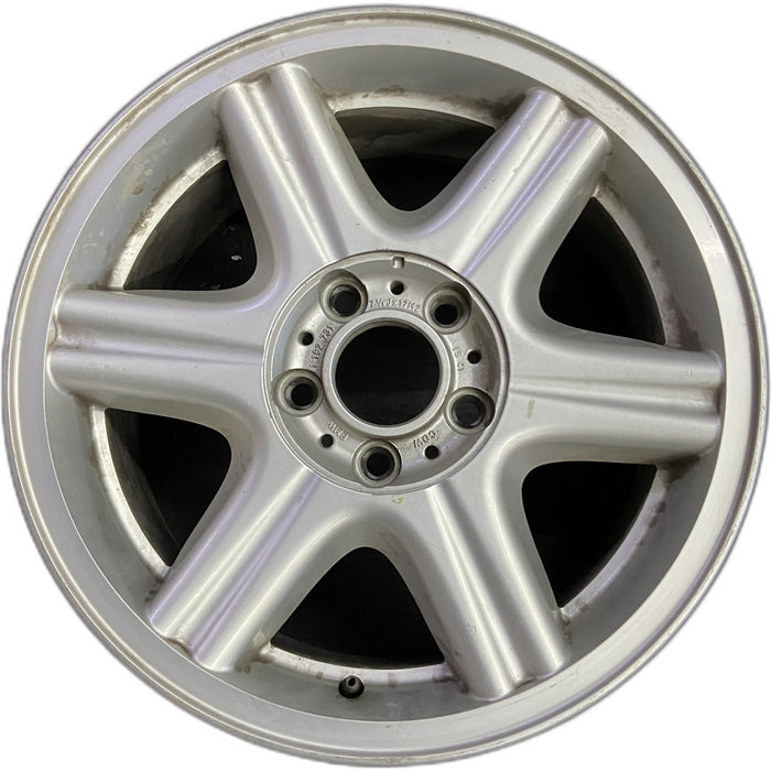 17" BMW 318i 97-99 17x7.5, 6 spoke Original OEM Wheel Rim - Front View