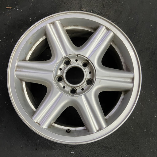 17" BMW 318i 97-99 17x7.5, 6 spoke Original OEM Wheel Rim - Angle View