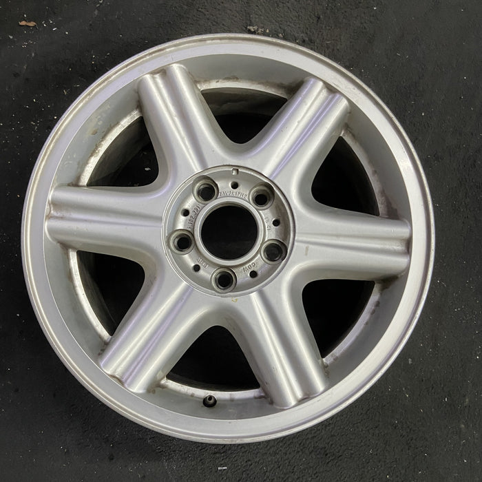 17" BMW 318i 97-99 17x7.5, 6 spoke Original OEM Wheel Rim - Angle View