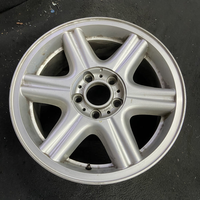 17" BMW 318i 97-99 17x7.5, 6 spoke Original OEM Wheel Rim - Side Profile