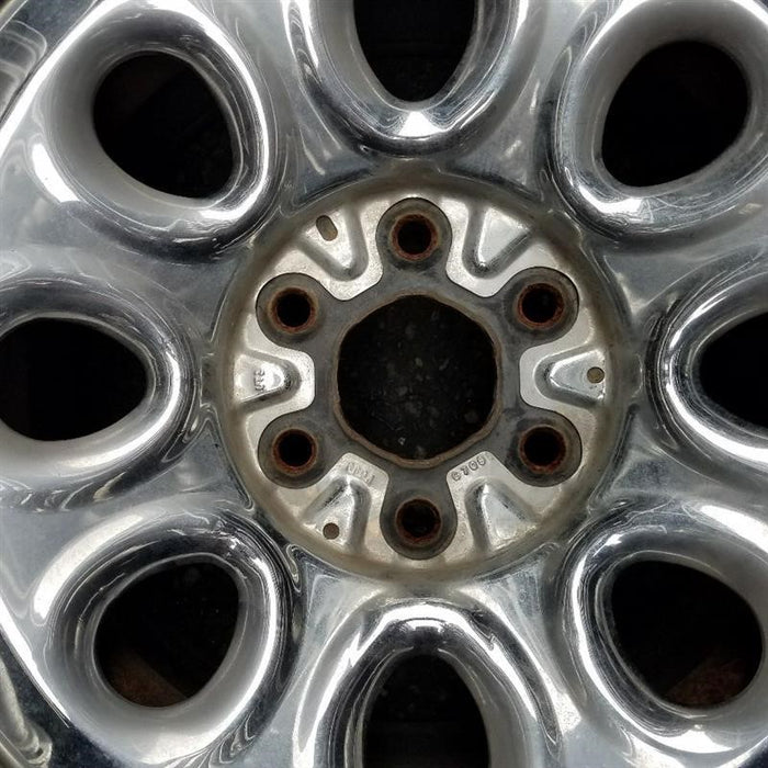 17" AVALANCHE 1500 07-10 17x7.5", steel, 8 hole, chrome Original OEM Wheel Rim