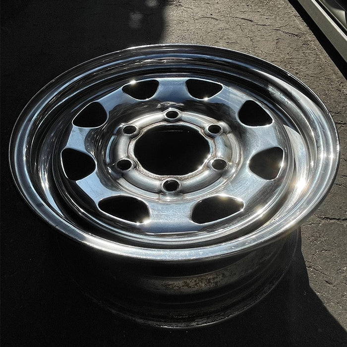 14" NISSAN PICKUP 89 4x2, 14x6, steel, chrome Original OEM Wheel Rim