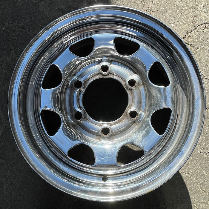 14" NISSAN PICKUP 89 4x2, 14x6, steel, chrome Original OEM Wheel Rim