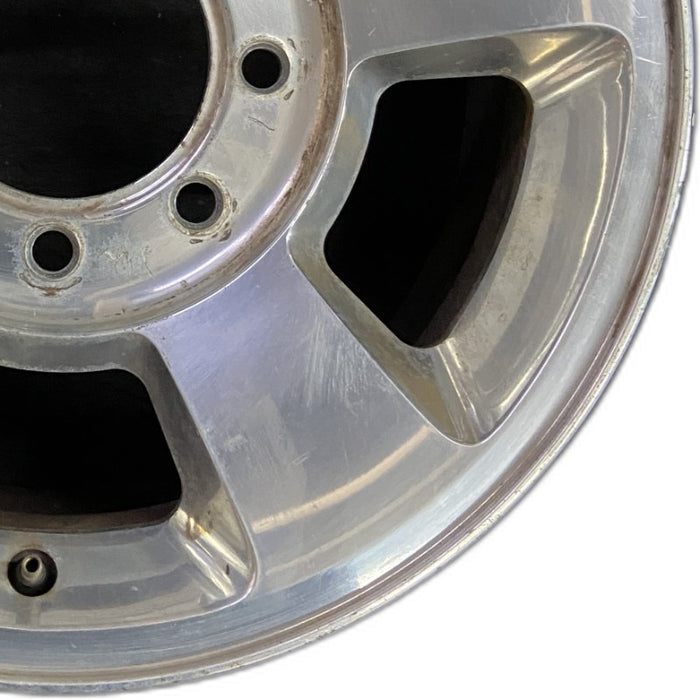 17" DODGE 1500 PICKUP 06 8 lug 17x8 aluminum polished Original OEM Wheel Rim - Close-Up Detail