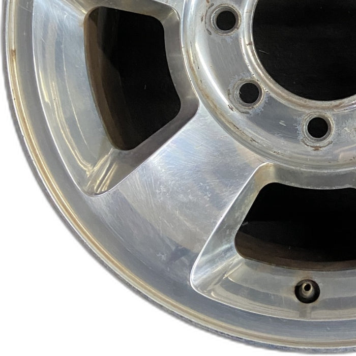 17" DODGE 1500 PICKUP 06 8 lug 17x8 aluminum polished Original OEM Wheel Rim - Back View