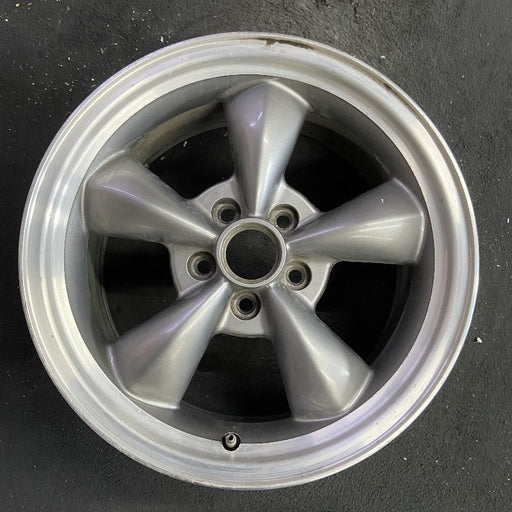 17" MUSTANG 94-95 17x8 5 spoke w/o Pace Car package; funnel spoke Original OEM - Front View